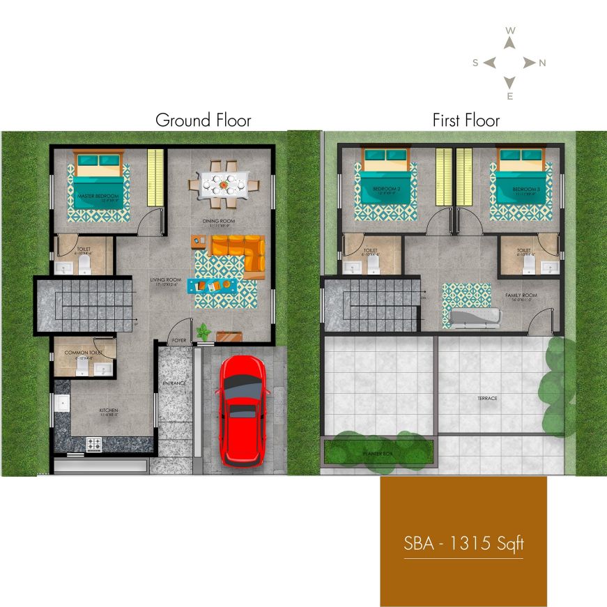 3 BHK (G+1)