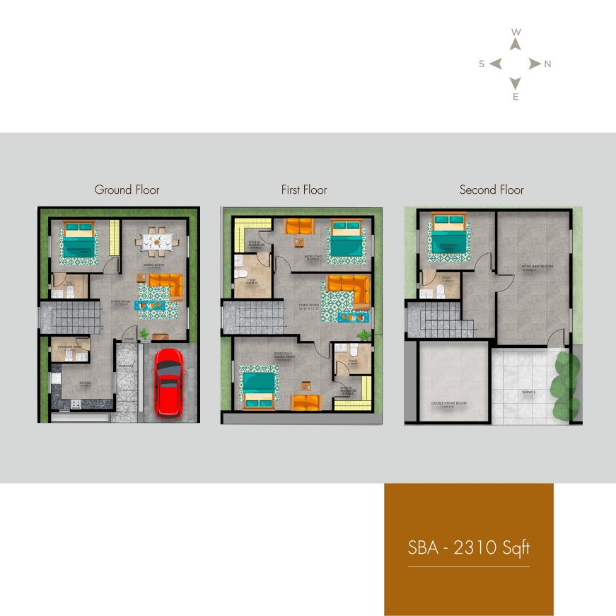 4 BHK (G+2)
